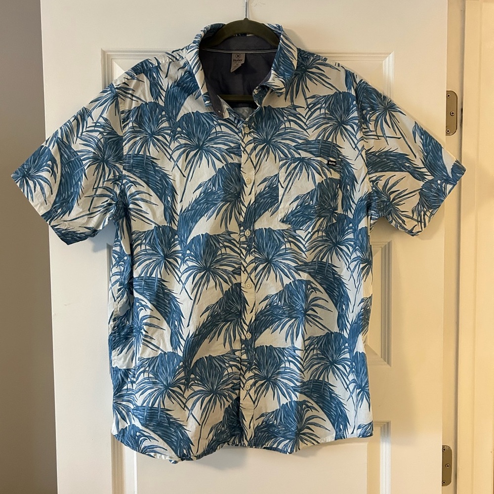 Hurley Palm Print Men's Shirt